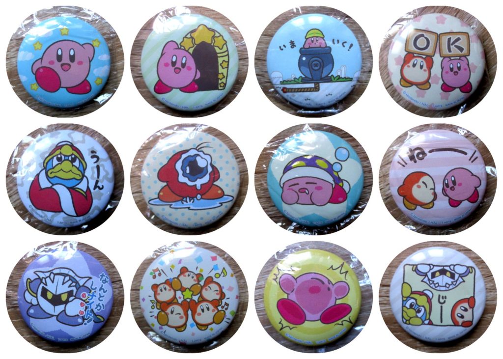 Kirby Yamashiroya Can Badge Complete Set of 12
